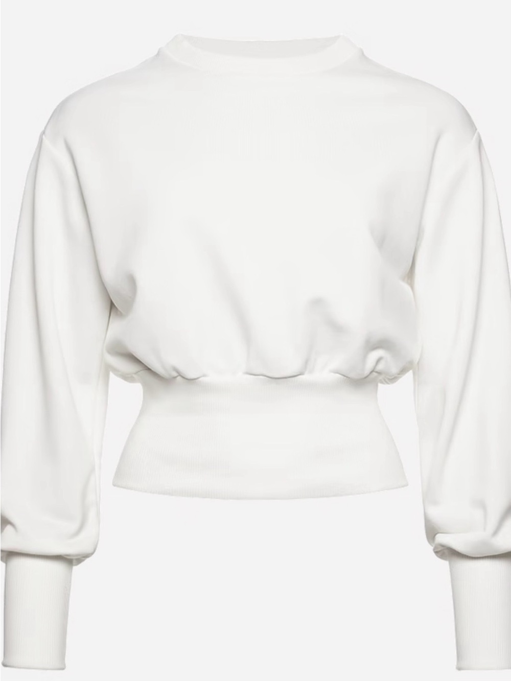 Eres Paris ISADORA White Crewneck Sweatshirt - Picture 10 of 12
